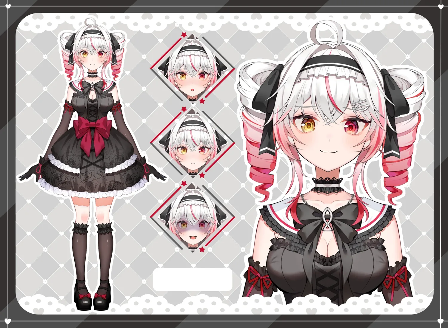 キャラクターデザイン（ゴシック）のVTuber制作実績